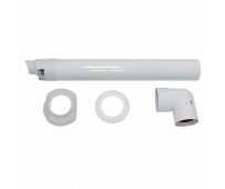 Труба + угол 80/125 конденс 303209 Vaillant (арт. 10112)