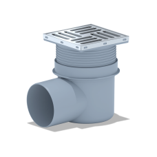 Трап 100*100*50 Анипласт с сухим затвором горизонтальный выпуск