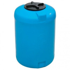 Емкость V 100 л вертикальная синяя д.480x700