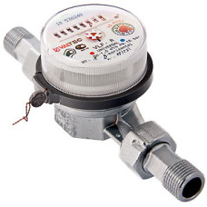 Водомер Valtec VLF-R 1/2  (110mm) с гайками  VLF-15U 12334