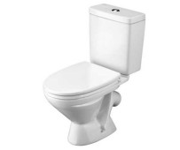 Унитаз-компакт Лига (косой выпуск,2 режим, крышка дюропласт, ниж.подкл.) Ш339*В759*Г641 SANTEK