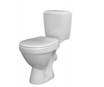 Унитаз-компакт Паллада (прямой, 2 реж, крышка ПП,ниж.подкл.) Ш370*В780*Г640) SANTEK