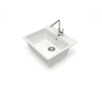 Мойка мат. (9/Q1) J9G31 Джекки БЕЛЫЙ 570x505x200 "GLANZ"