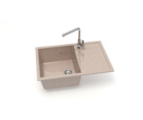 Мойка глянец L161G34 Джоли ПЕСОЧНЫЙ 750x505x218 "GLANZ"
