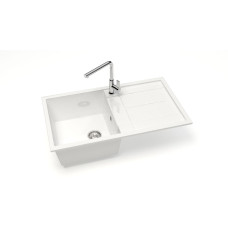 Мойка глянец L17G31 Рони БЕЛЫЙ d850x500х196 "GLANZ"