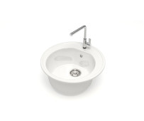 Мойка глянец L3G31 Черая БЕЛЫЙ d510x191 "GLANZ"