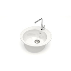 Мойка глянец L3G31 Черая БЕЛЫЙ d510x191 "GLANZ"