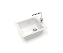 Мойка глянец L8G31 Линди БЕЛЫЙ 500x425x195 "GLANZ"