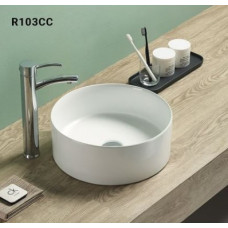 R103CC Раковина накладная на столешницу белая (358х358х137) P (10317120/170220/0014403, КИТАЙ)