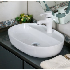 R78325X Раковина С/О накладная на столешницу белая (620*410*132) P (10317120/290121/0009855, КИТАЙ)