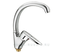 Смеситель HAIBA для кухни HB4107-2 40 мм высокий излив на гайке