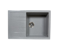 Мойка SIMGRAN S-19 кухонная 750*505 гранит СЕРЫЙ МАТОВЫЙ