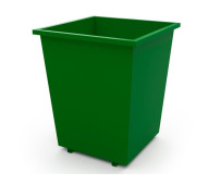 Металлический мусорный контейнер 750л без крышки