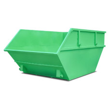 Металлический мусорный контейнер 8 м3 (бункер, лодка)